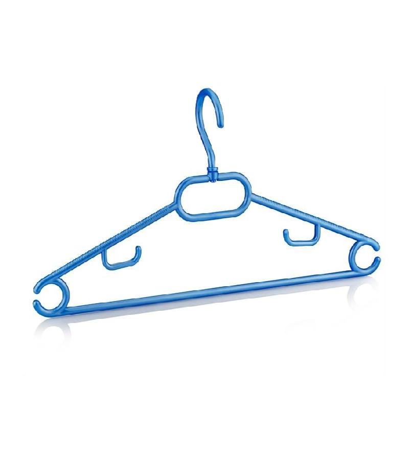 პლასტმასის ტანსაცმლის საკიდი  ვეშოლკა  (6ც)  ZP 204    მწარ. Zambak