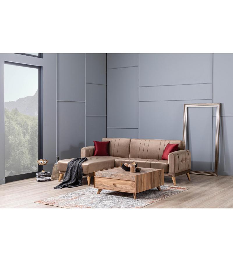 Угловой диван POLITE MINI цвет. 1810 год прямо горький. КАРДИН