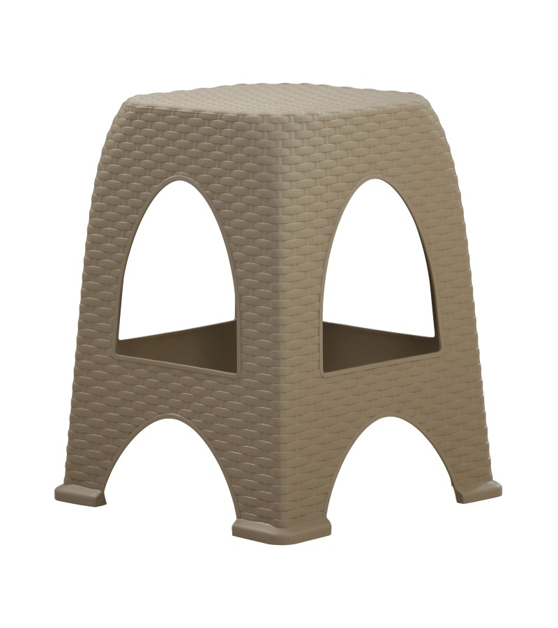 პლასტმასის სკამი  ტაბურეტი  #4666  ფერი. KREM    SENYAYLA