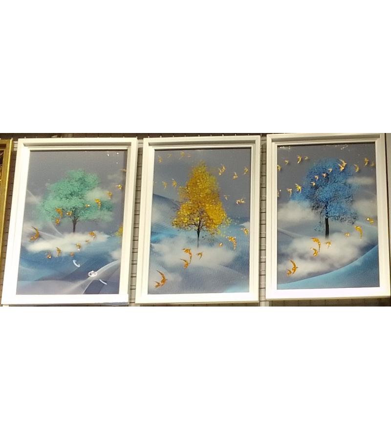 Decorative picture with a frame 3 CT1008 40*60 black. BORNER