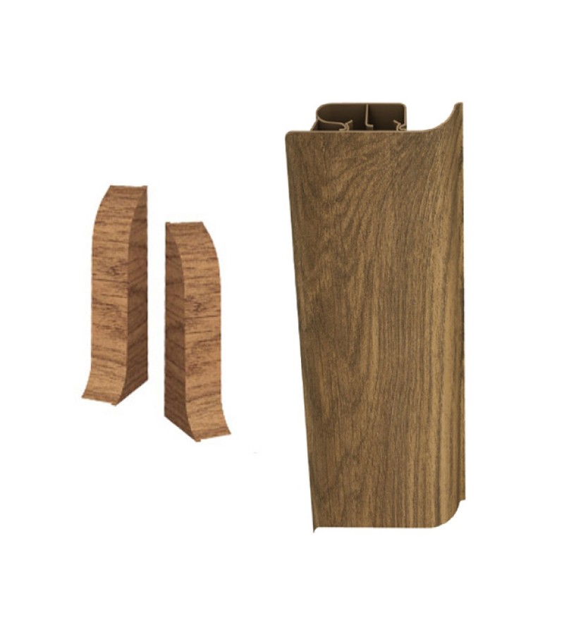 Khuf marz.+marj. Plinth # 8536 ДУБ РУСИКАЛЪНИЙ Dekoplast