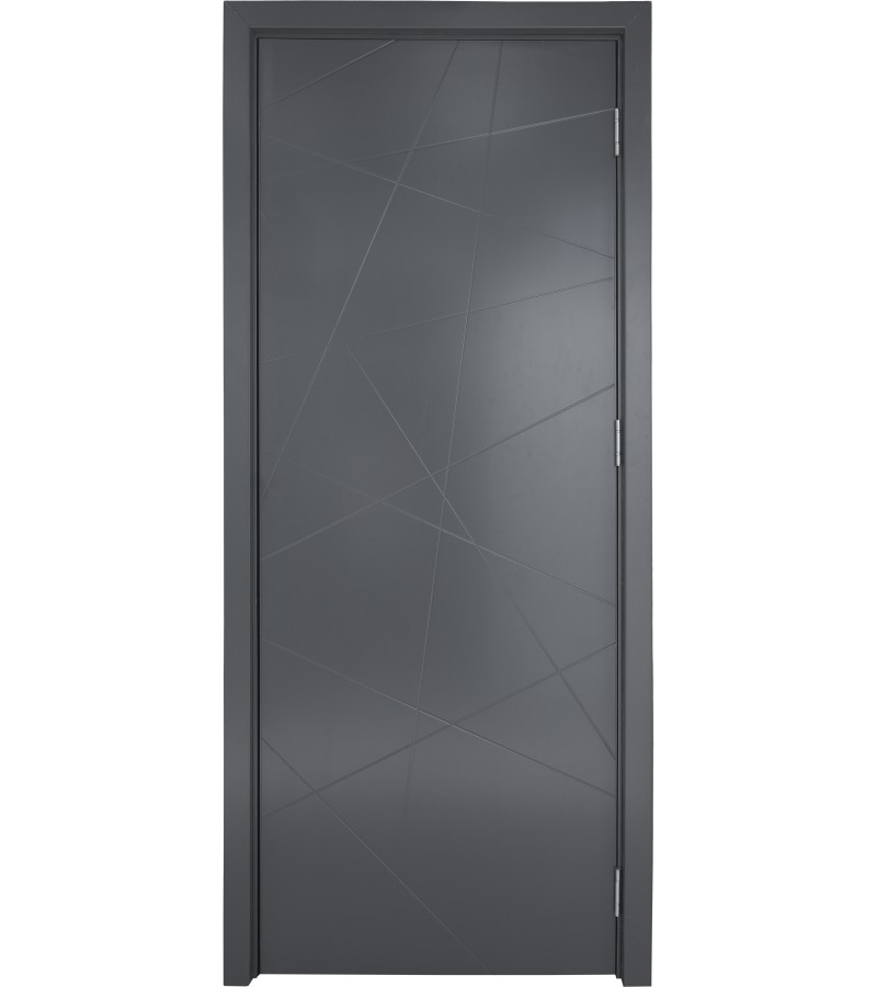 კარი  KM-343 ზომა  215*80*4 ფერი HC grey