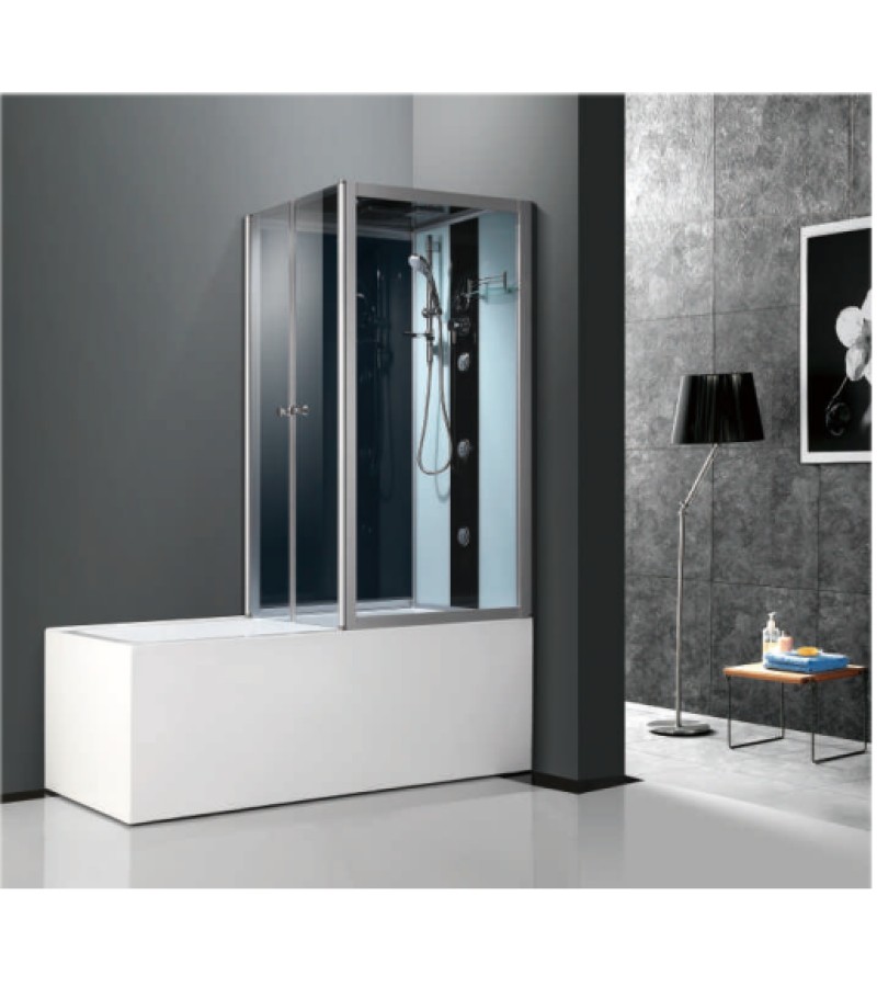 Пластиковая ванна Джакузи С-438 (L) левый размер. 80*160*58 см Аокеля