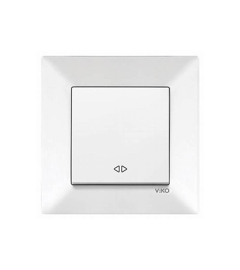 გადამრთველი VIKO MERIDIAN 1-ნი თეთრი ”პერმუტატორი”