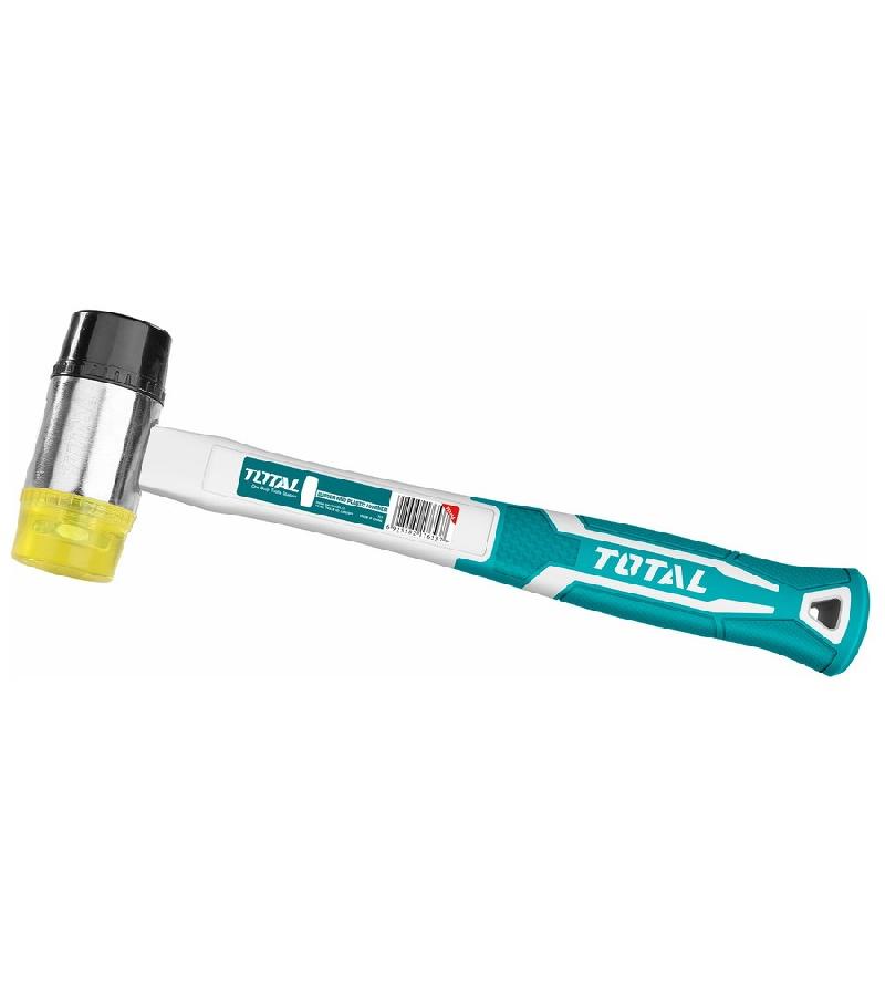 Rubber hammer with fiberglass handle 40mm #THT77406 TOTAL