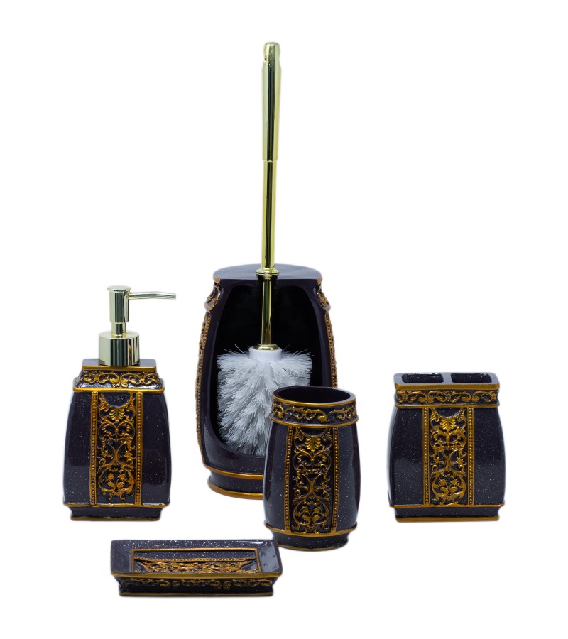 Bathroom set # DD-8 Polyresin (5 pieces)