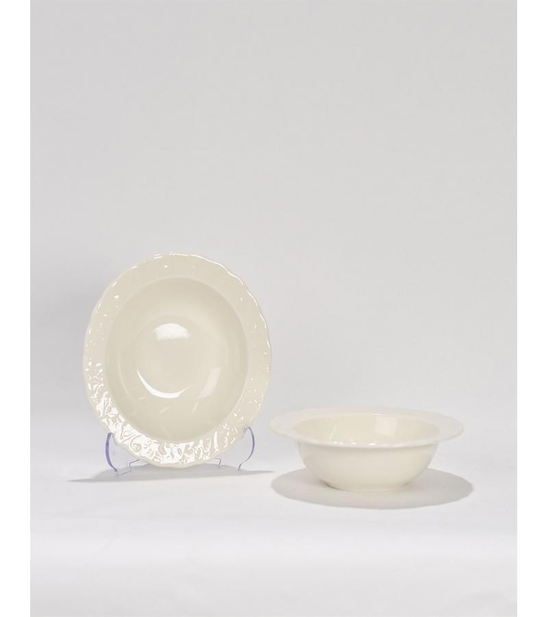 Ceramic plate deep 16cm 07999 PERA / IPF205