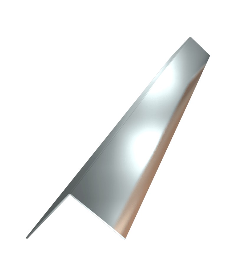 Уголок алюминиевый 25мм 2,7м глянцевый горький. ПРОПЛАСТ