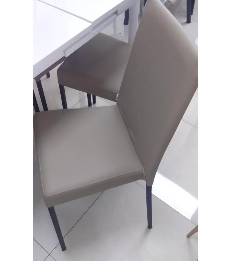 სკამი  GAYE METAL KARE  ფერი. KAPUCHINO    მწარ.  SEFES 