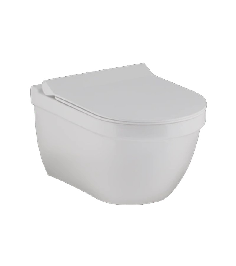 Унитаз подвесной TERRA RIMOUT темный. СЕРАМИКСАН