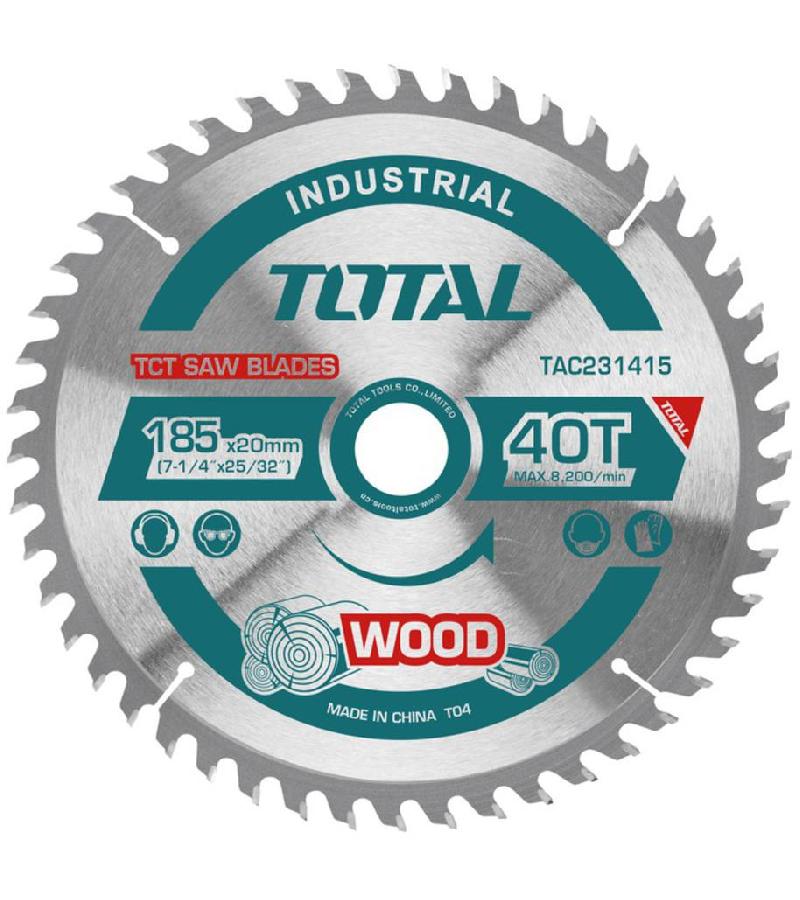 Wood Circular Saw 185mm 40T #TAC231415 TOTAL