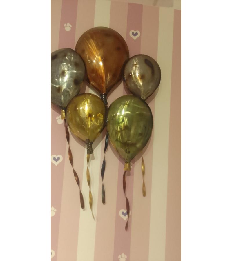 ლითონის დეკორატიული ნაწარმი ბუშტები  #AK.DE0075