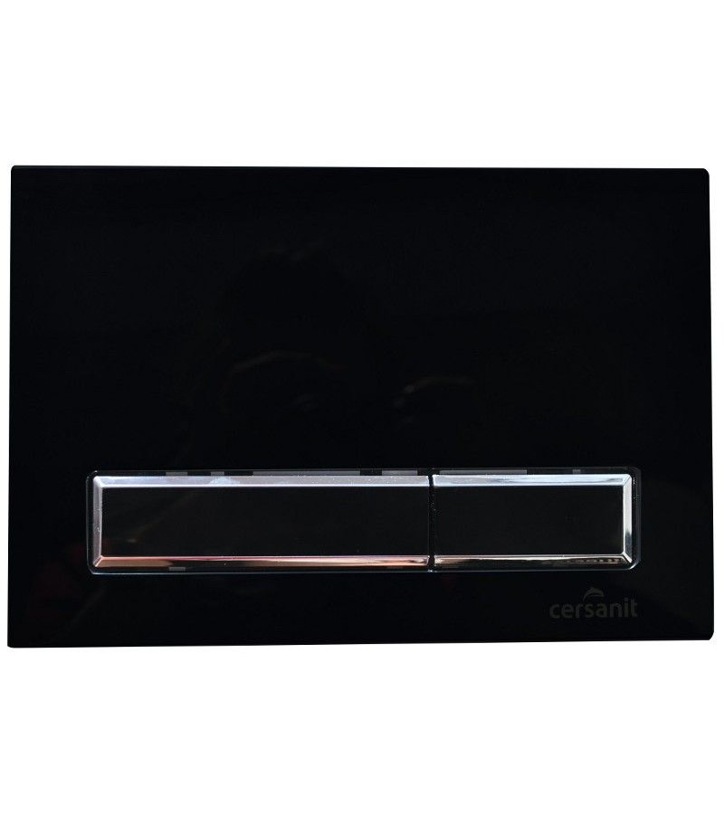 ღილაკი ინსტალიაციის  BLICK, (P-BU-BK/BI)  შავი , HI-TEC   მწარ. CERSANIT