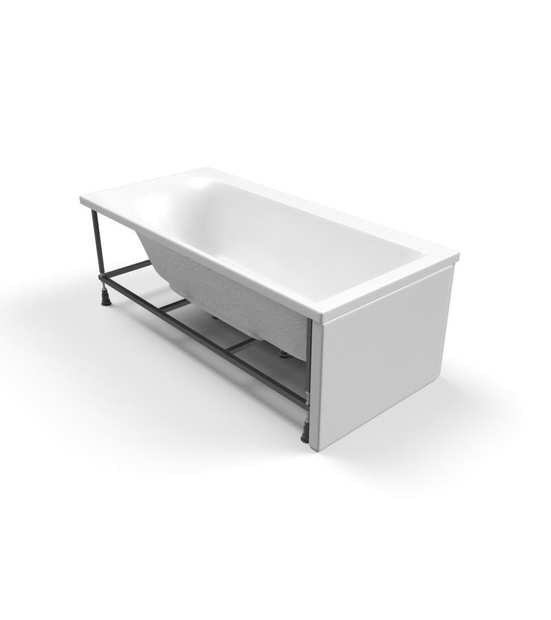 პლასტმასის აბაზანა  SMART  170*80 მარცხენა სწორი თეთრი   მწარ. CERSANIT