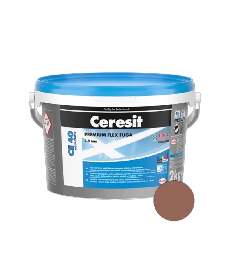 ფუგაceresit CE-40 2კგ წყალმდეგი (კაკაო)
