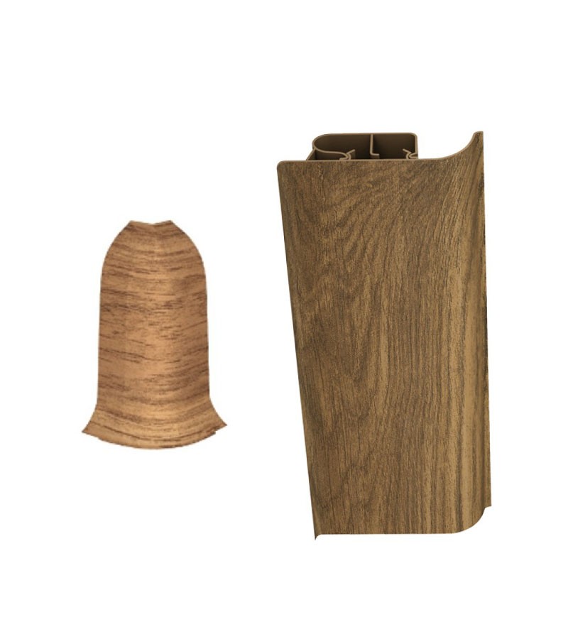 გარე კუთხე პლინტუსის  # 8536 ДУБ РУСИКАЛЪНИЙ   Декопласт