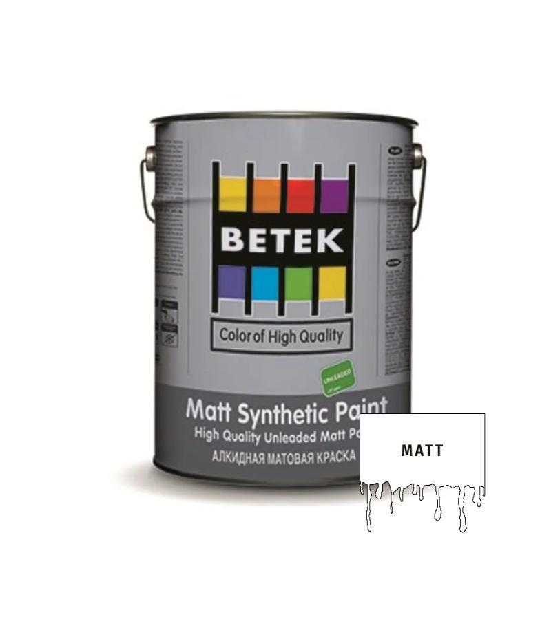 საღებავი Betek Matt Senthetik Paint  2.5ლტ