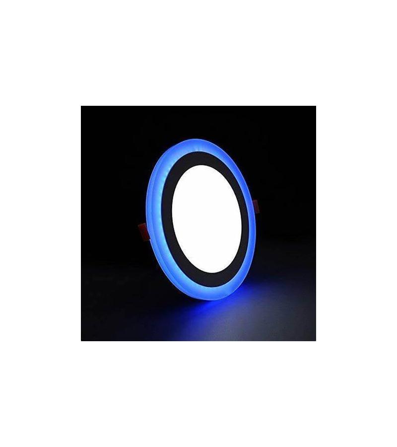 განათება  LED  ფერადი ნათებით  WD-4  მრგვალი  18+6W