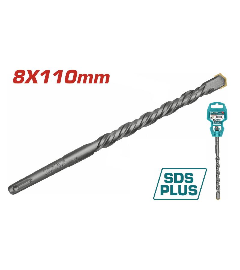 ბურღი პერფორატორის პაბედიტი  8*110 მმ   #TAC310801   TOTAL