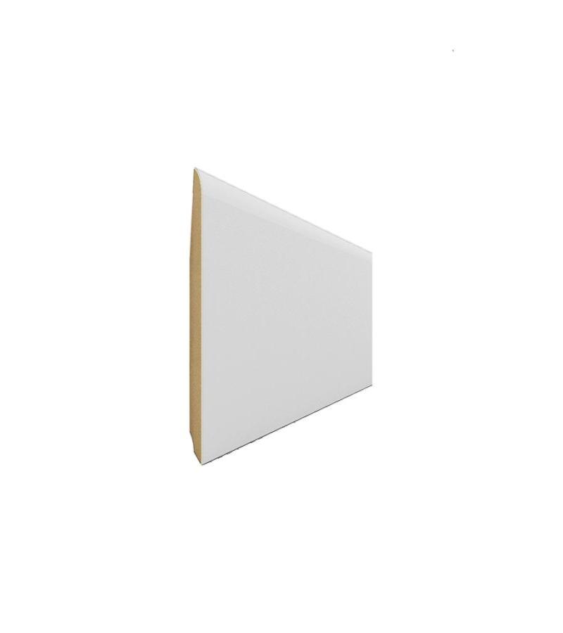 Lamin. Floor plinth MDF 12*83*2800 SPR-5000/1 #230 MATT WHITE dark. AGT