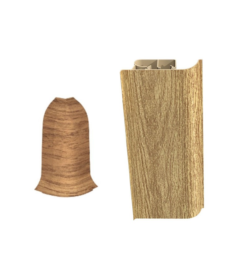 გარე კუთხე პლინტუსის  # 8511 ДУБ АНТИЧНЫЙ   Декопласт