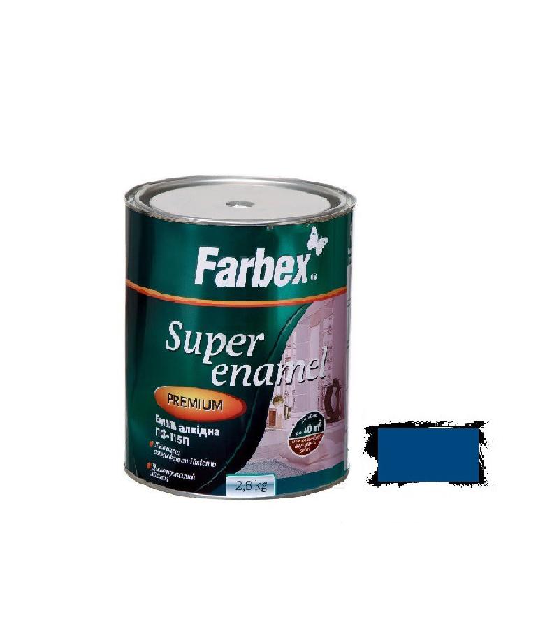 საღებავი ემალი  ПФ-115П  Farbex Color  синяя  0,9 კგ