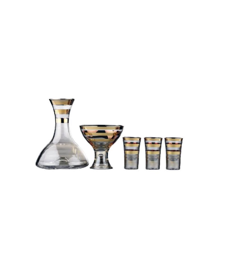 Cup Jug Set (11pcs) NAME IKRAM Color. GOLD #153.05.01.7660 / 5511GL bitter. EMSAN