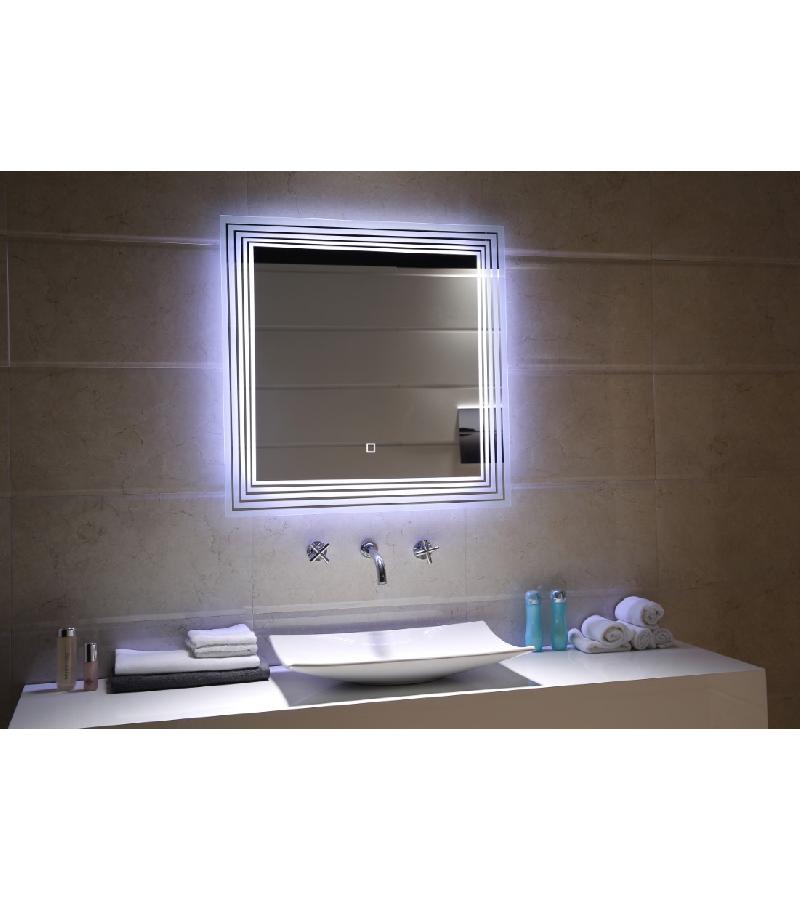 სარკე  LED განათებით  800*800 მმ   #GS-131   მწარ. ODIOU