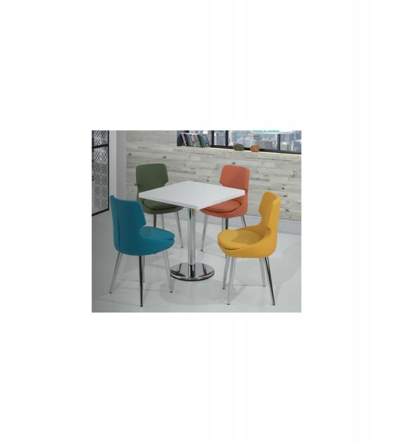 სკამი  NISA KAFE  S62  ფერი. TURKUAZ    მწარ.  DENGEMA 