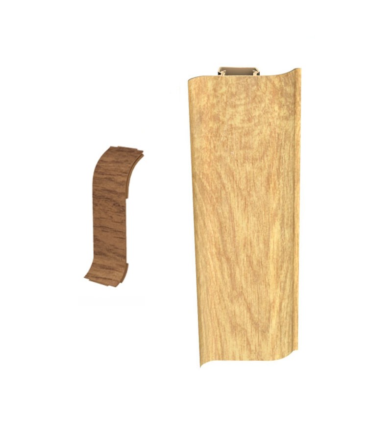 Накладной плинтус # 6057 ДУБ НАТУРАЛЬНЫЙ Декопласт