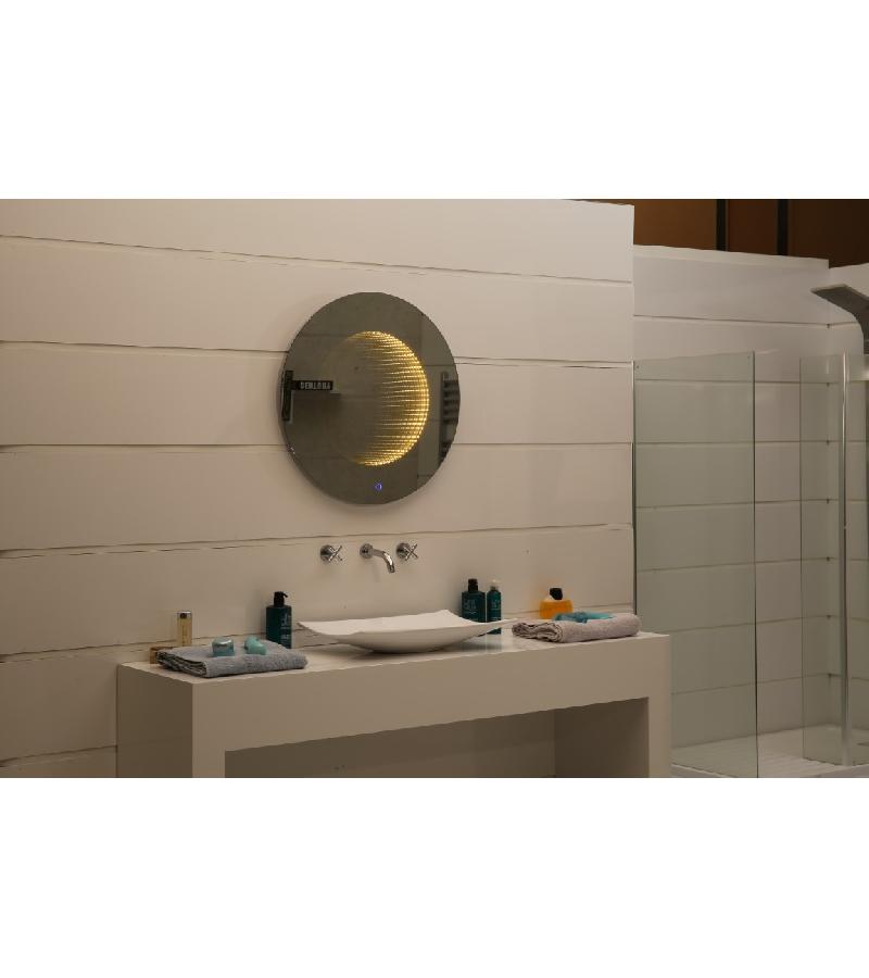 სარკე  LED განათებით  600*600 მმ   #GSD60  3D ეფექტით   მწარ. ODIOU