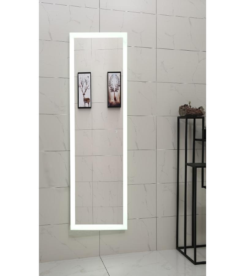 Mirror with LED light 560*1650 mm #GS084 brown. ODIOU