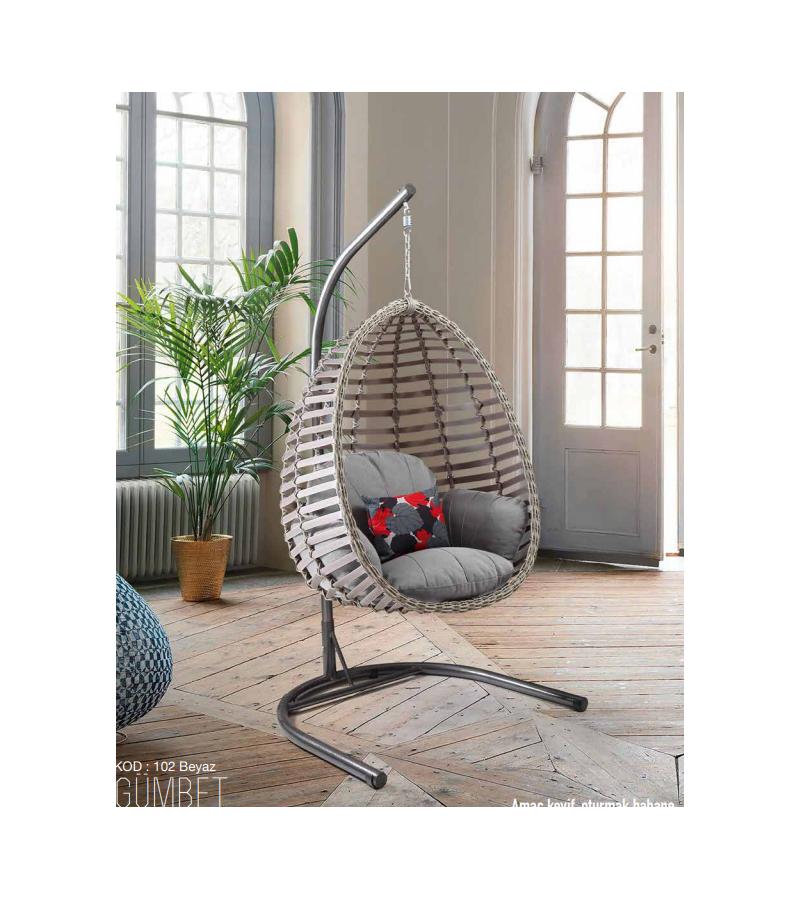 Rocking chair GUMBET color. GRI bitter. PETEK