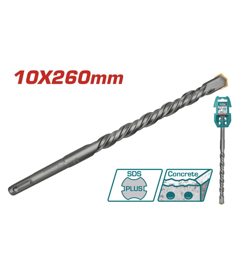 Сверло Перфоратор Пабедит 10*260мм #TAC311004 TOTAL