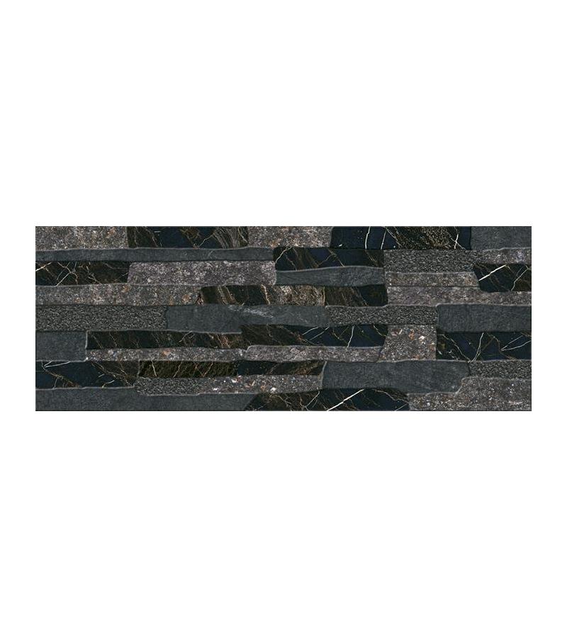 the hearth. tile PAV. QUARRY BLACK STONE 21x56 BELMAR S.A