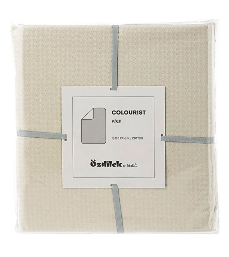საწოლის თხელი გადასაფარებელი  PIKE  ფერი. CREAM    მწარ. OZDILEK