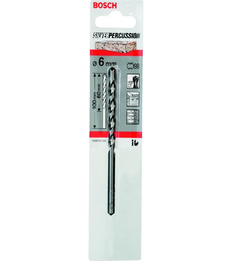 რკინის ბურღი ბეტონის  6 x 60 x 100 mm  CYL-3   #2608597660    მწარ. BOSCH