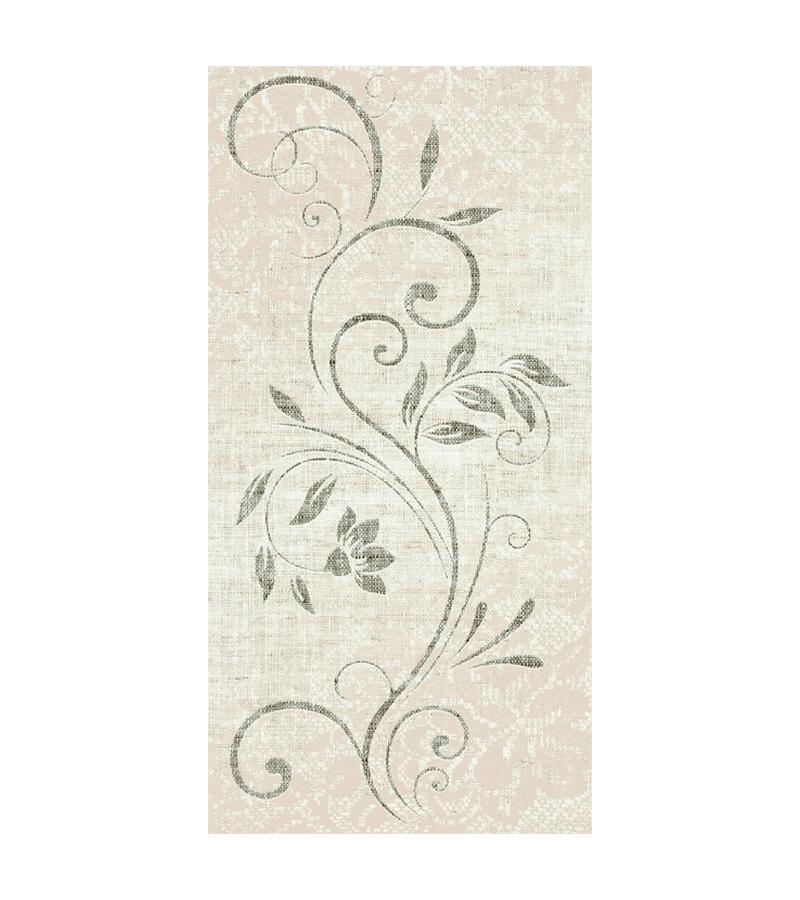 ceramic. Tile LINEN HAVRE BEIGE MOTIF SERAMIKSAN 30*60