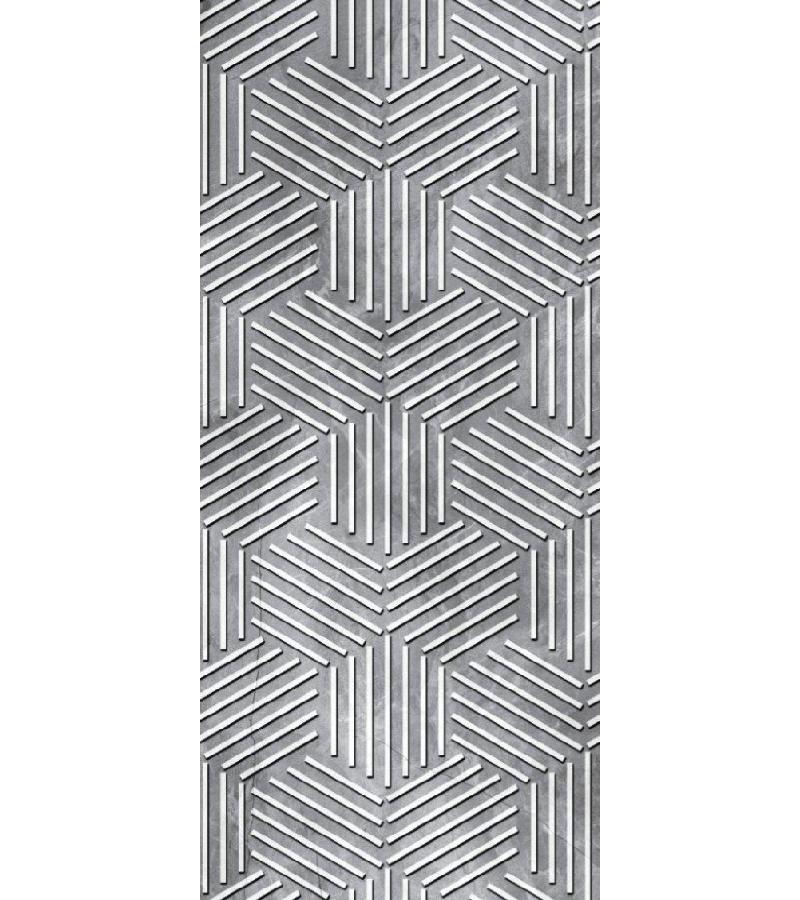 ceramic. Tile ZEUS HEXAGONEL D. GRAY MOTIF SERAMIKSAN 30*60