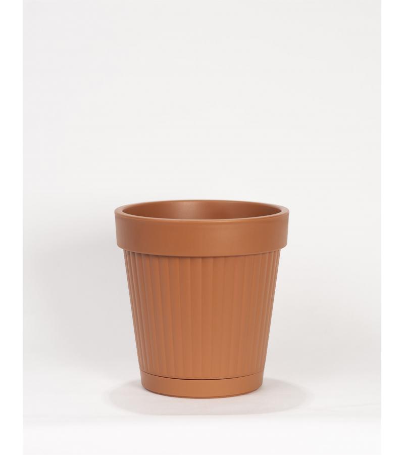 ქოთანი პლასტმასის  2300 მლ.  #29012  ROMA   მწარ. Dunya Plastik