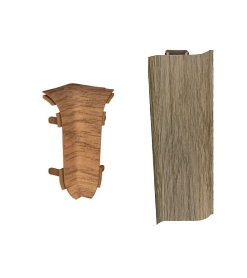 შიგა კუთხე პლინტუსის  # 6074 ДУБ  ФЛАМАНДСКИЙ   Декопласт