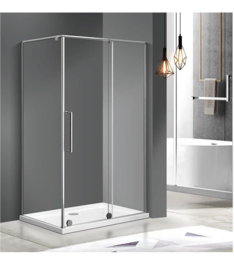 Уголок душевой кабины белый 5*6 80*120 JL-172-8-12 Аокеля