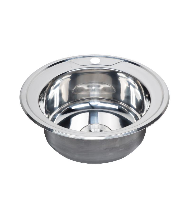 stainless steel Sink 490*490*170mm *0.6mm insert. with siphon FLD490A