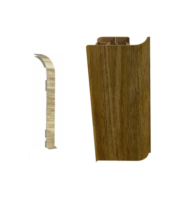 Накладной плинтус # 8508 ДУБ ПРЕСТИЖ Декопласт