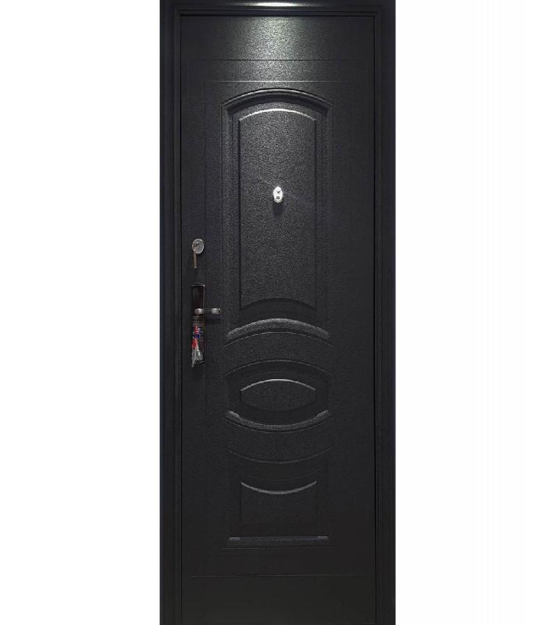 Lit. Door black WX-S-151 0.5mm size. 2200*880*50mm external opening, left (L)