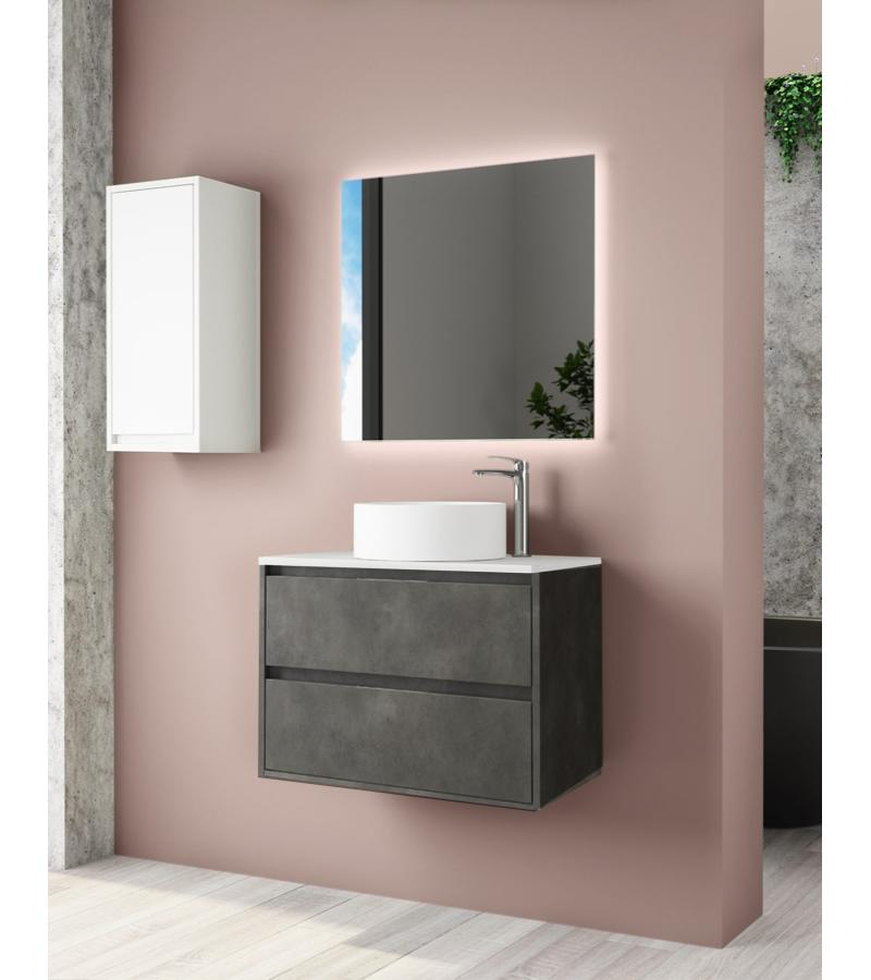 Bathroom furniture 60 cm CORFU 60 2C cement 191141054CEM bitter. KOIBATH