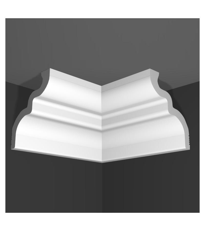 Penop. Inner corner of plinth De-Baguet П 02 65/80 (9*4)