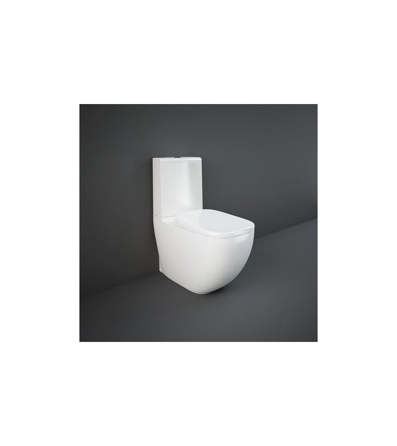 უნიტაზი ავზით   RAK-ILLUSION თეთრი, მექან, სახურ. ILLWC1146AWHA / ILLSC3901WH   RAK CERAMICS