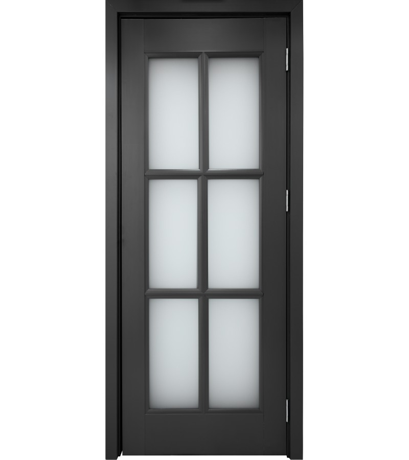 კარი მინით  KMC-041  ზომა  215*80*4 ფერი  HC grey