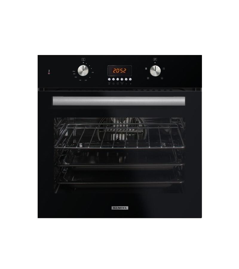 Gas stove B66-SF2 (DT) with black glass. KUMTEL